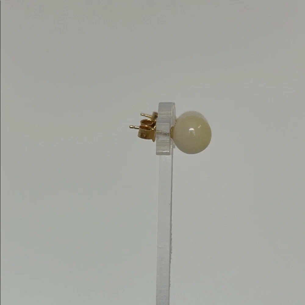 14k real solid gold AGATE stones Earrings​